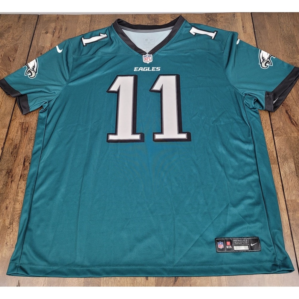 Nike NFL Philadelphia Eagles A.J. Brown #11 Game Jersey Men's Size XXL Green